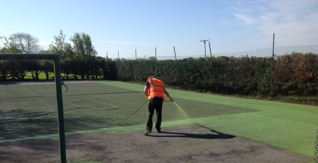 MUGA Court Cleaning in Church End